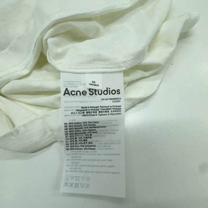 Acne Studios Acne Studios Long Sleeve Logo T-Shirt Size US XS / EU 42 / 0 - 7 Thumbnail