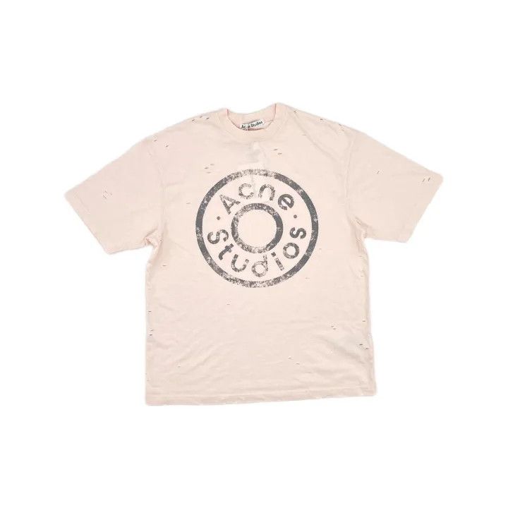 Acne Studios Acne Studios Distressed Logo Short Sleeve T-Shirt Size US S / EU 44-46 / 1 - 5 Thumbnail