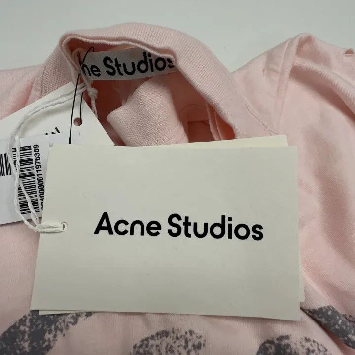 Acne Studios Acne Studios Distressed Logo Short Sleeve T-Shirt Size US S / EU 44-46 / 1 - 8 Thumbnail