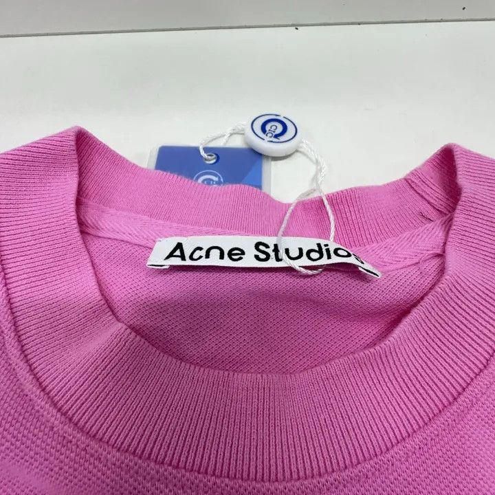 Acne Studios Acne Studios Pink Logo Short Sleeve T-shirt Size US S / EU 44-46 / 1 - 3 Thumbnail