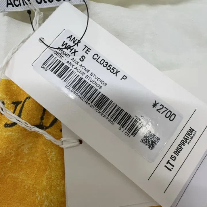 Acne Studios Acne Studios Summer Collection Graphic Tee Size US S / EU 44-46 / 1 - 2 Thumbnail