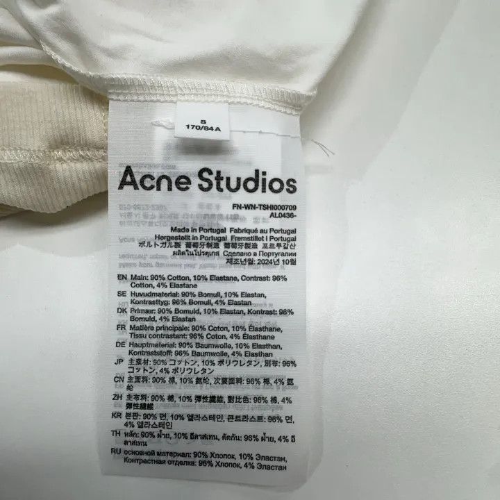 Acne Studios Acne Studios Letter Print Short Sleeve T-Shirt Size US S / EU 44-46 / 1 - 5 Thumbnail