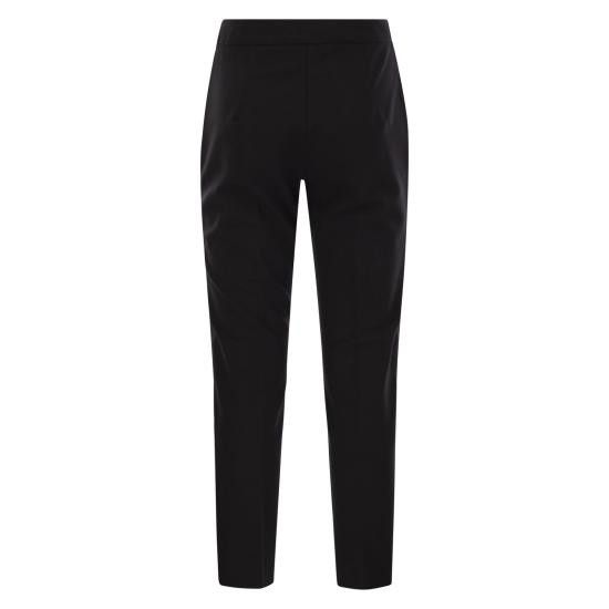 Max Mara MAX MARA Women Straight Pants 2521786021600 BLACK Size 27" / US 4 / IT 40 - 2 Thumbnail