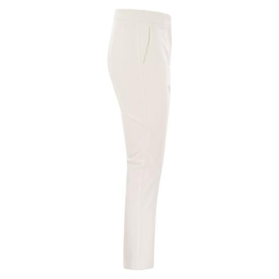 Max Mara MAX MARA Women Straight Pants 2521786021600 WHITE Size 28" / US 6 / IT 42 - 3 Thumbnail