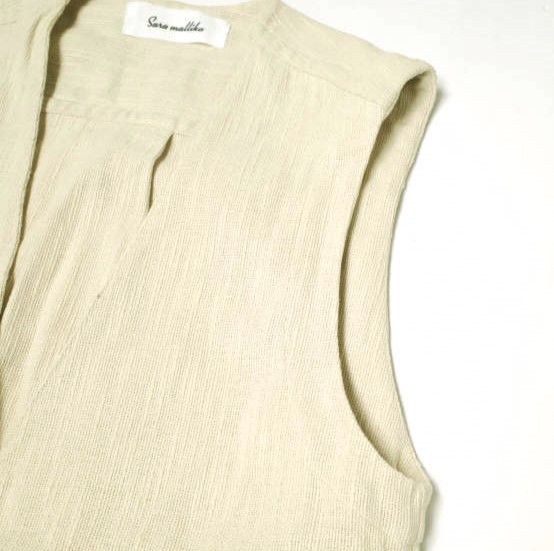 Other Other sara mallika FRINGE GILET Cotton Gilet Cotton Tops 020931SL3 DUTY FREE for USA Size ONE SIZE - 6 Thumbnail