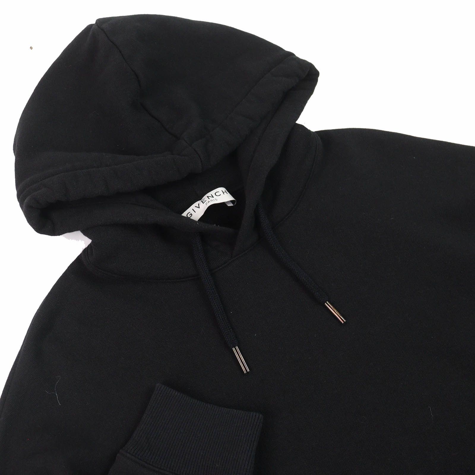 Givenchy Givenchy Givenchy Logo Pullover Cotton Hoodie Cotton Sweatshirts & Hoodies BMJ066305B Size ONE SIZE - 3 Thumbnail