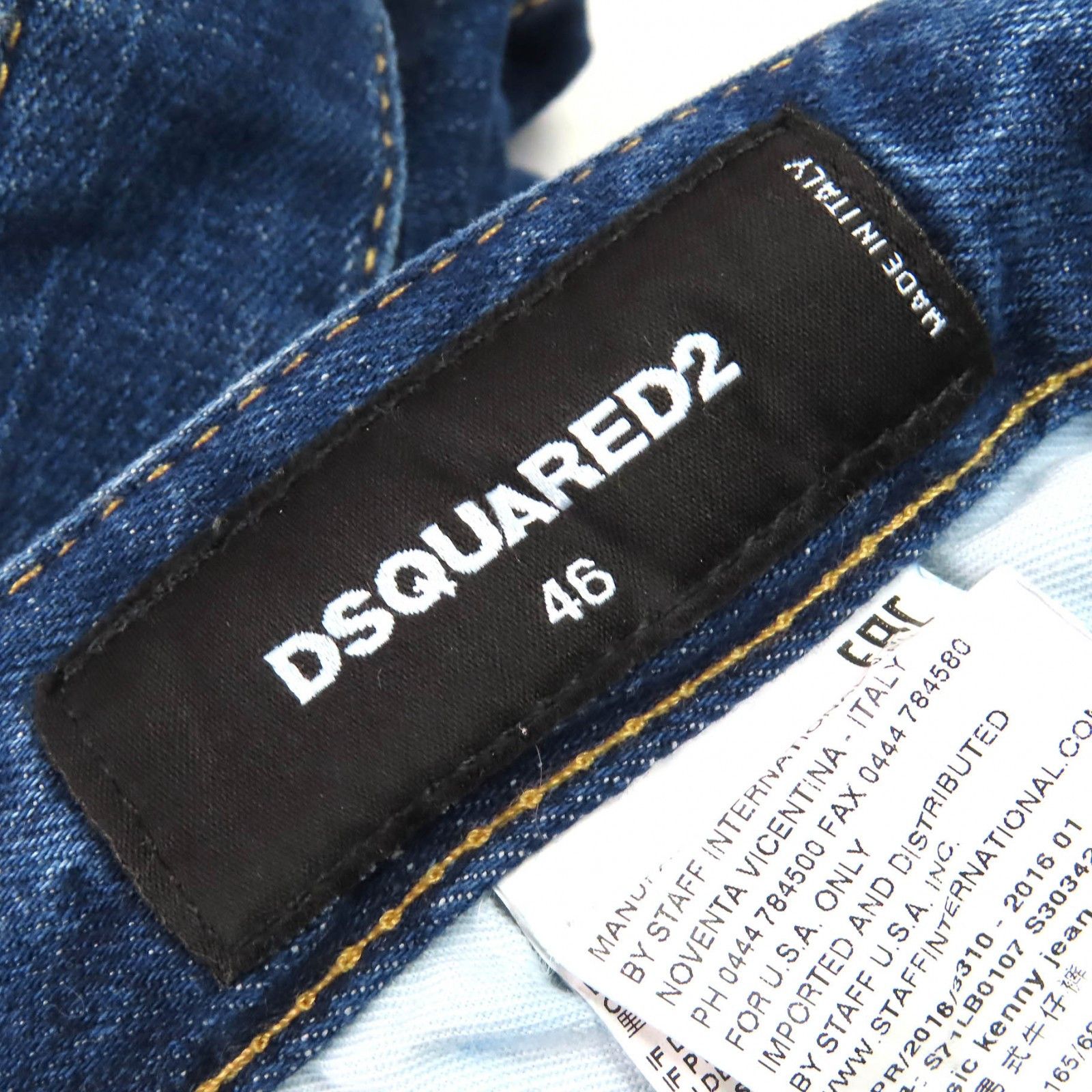 Other Other DSQUARED2 CLASSIC KENNY TWIST JEAN Denim Cotton Pants Cotton Jeans S71LB0107 DUTY FREE for USA Size ONE SIZE - 10 Thumbnail