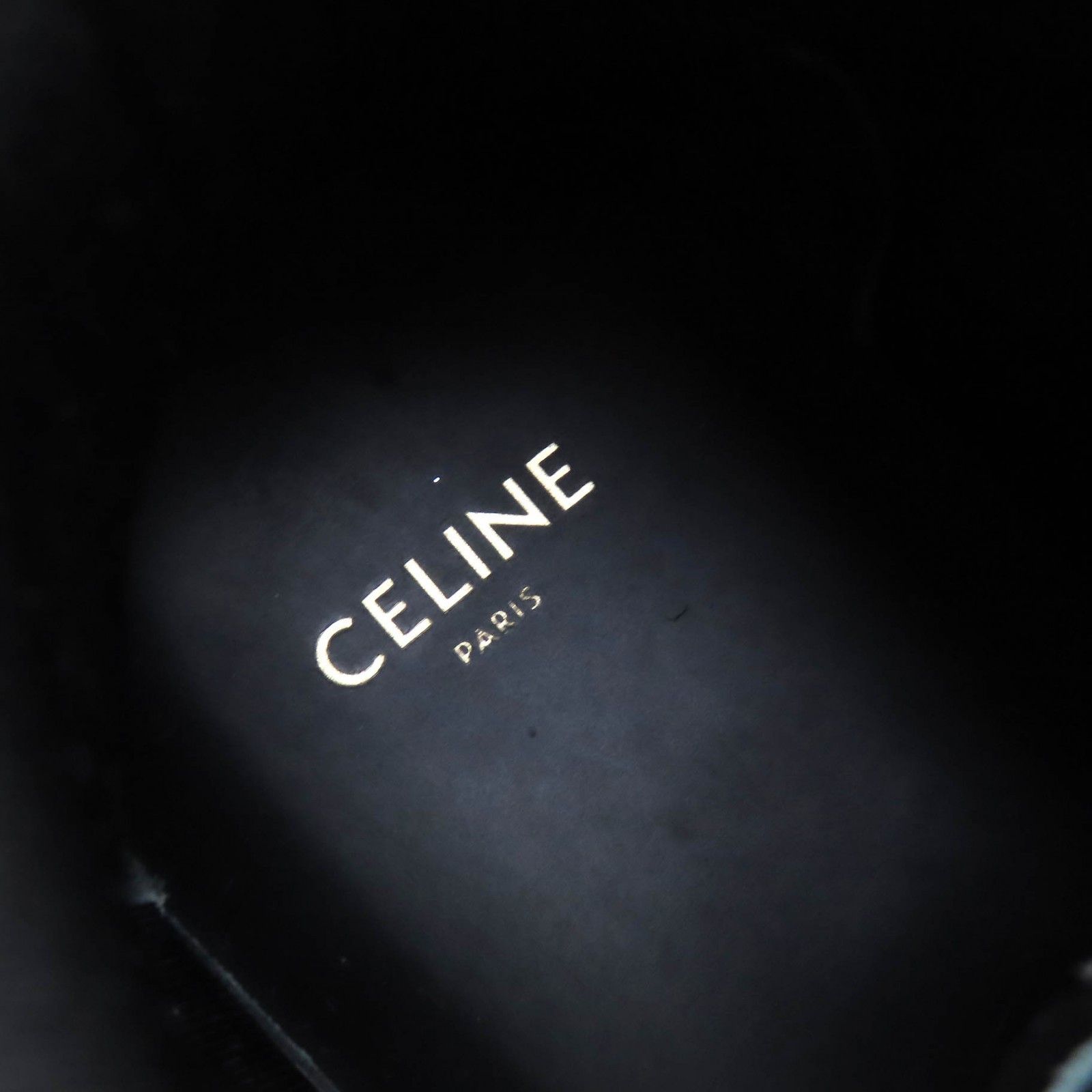 Celine Celine Celine BREAK Logo Leather Sneakers Leather Shoes Size ONE SIZE - 9 Thumbnail