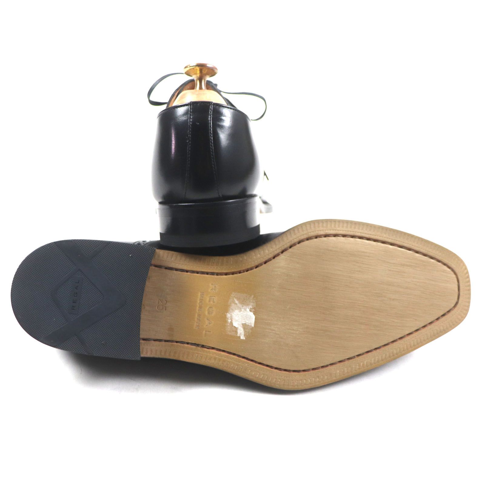 Other Other REGAL Straight Tip Perforation Inner Wing Leather Shoes Leather Shoes Size ONE SIZE - 4 Thumbnail