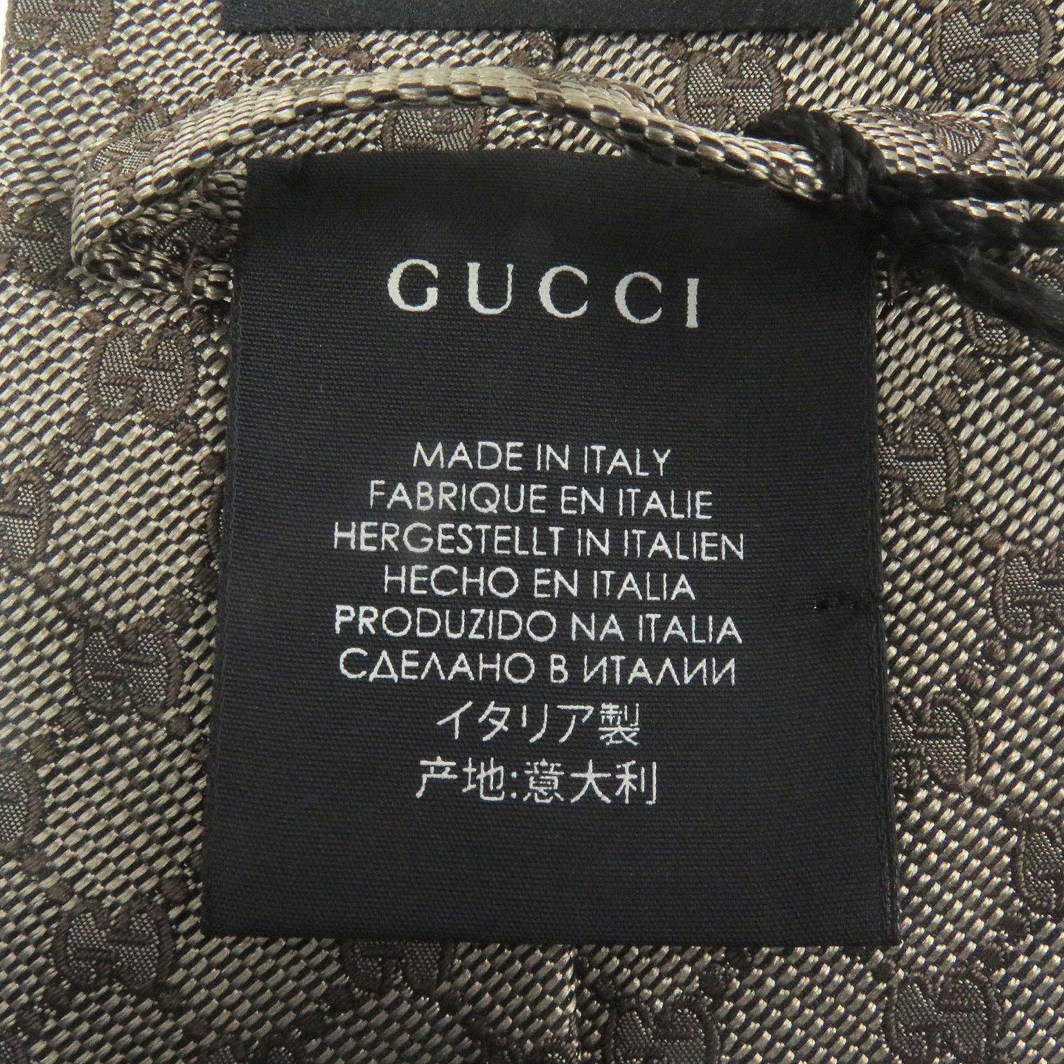 Gucci Gucci Gucci GG logo Silk Tie Others Necktie 221582 DUTY FREE for USA Size ONE SIZE - 8 Thumbnail