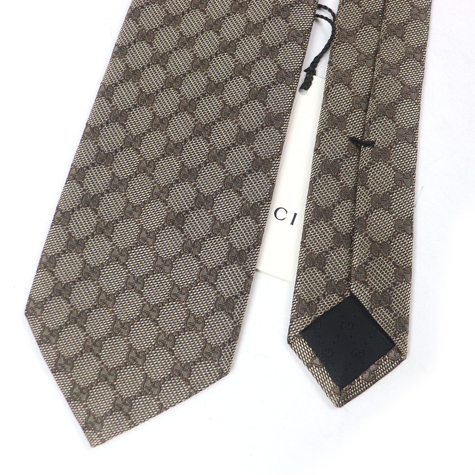 Gucci Gucci Gucci GG logo Silk Tie Others Necktie 221582 DUTY FREE for USA Size ONE SIZE - 3 Thumbnail