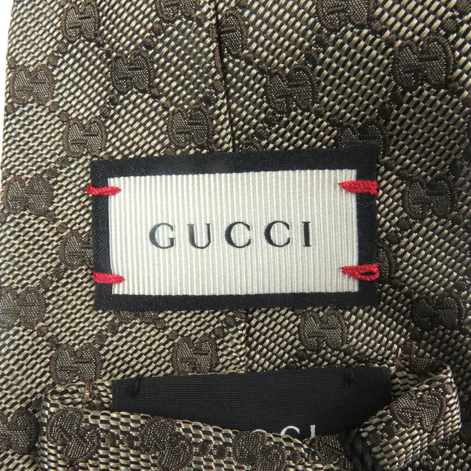 Gucci Gucci Gucci GG logo Silk Tie Others Necktie 221582 DUTY FREE for USA Size ONE SIZE - 7 Thumbnail