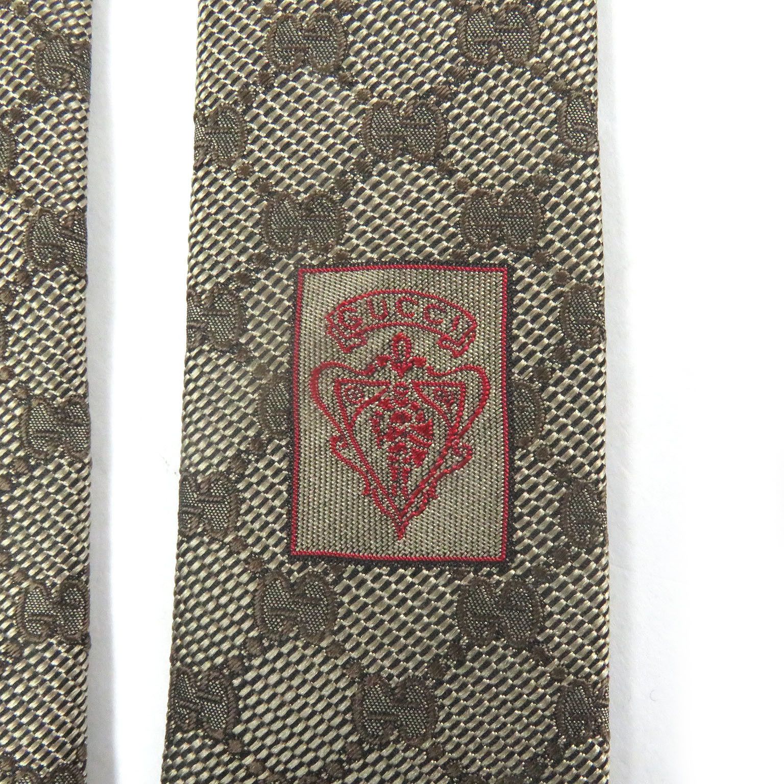 Gucci Gucci Gucci GG logo Silk Tie Others Necktie 221582 DUTY FREE for USA Size ONE SIZE - 6 Thumbnail