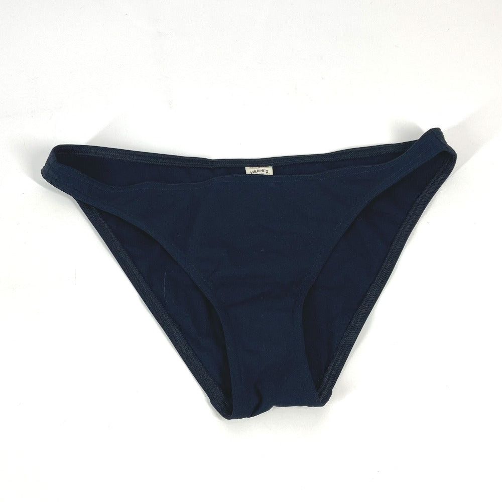 Hermes Hermes Swimwear Logo Bikini (Swimwear) Chene Dunkle Pair Set Tops Pants Swimsuit Nylon Women Black Size ONE SIZE - 8 Thumbnail