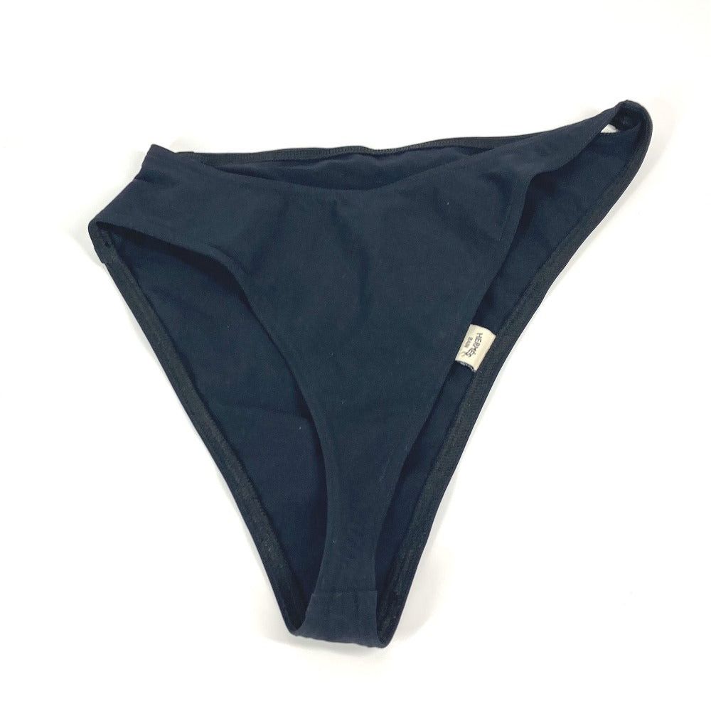 Hermes Hermes Swimwear Logo Bikini (Swimwear) Chene Dunkle Pair Set Tops Pants Swimsuit Nylon Women Black Size ONE SIZE - 10 Thumbnail