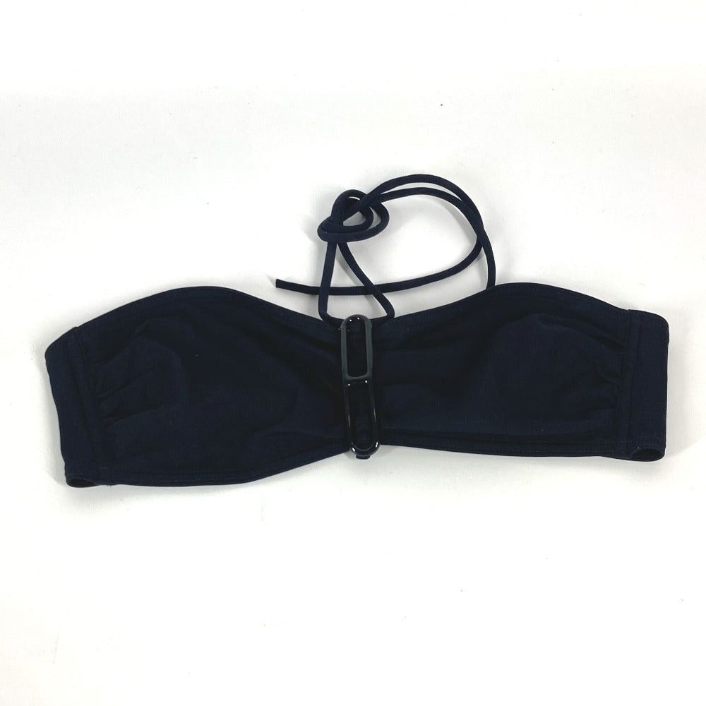 Hermes Hermes Swimwear Logo Bikini (Swimwear) Chene Dunkle Pair Set Tops Pants Swimsuit Nylon Women Black Size ONE SIZE - 2 Thumbnail