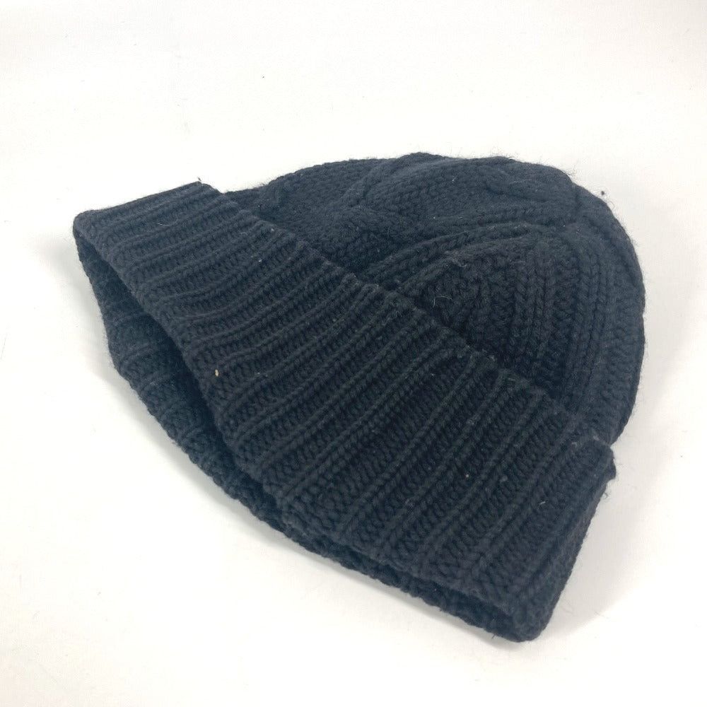 Louis Vuitton Louis Vuitton M75377 Lv Logo Beanie Chapeau Knitted Hat Knit Cap Wool Unisex Black Size ONE SIZE - 8 Thumbnail