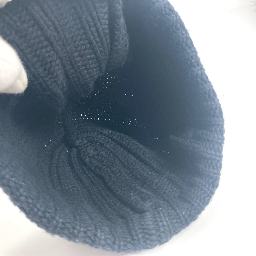 Louis Vuitton Louis Vuitton M75377 Lv Logo Beanie Chapeau Knitted Hat Knit Cap Wool Unisex Black Size ONE SIZE - 9 Thumbnail