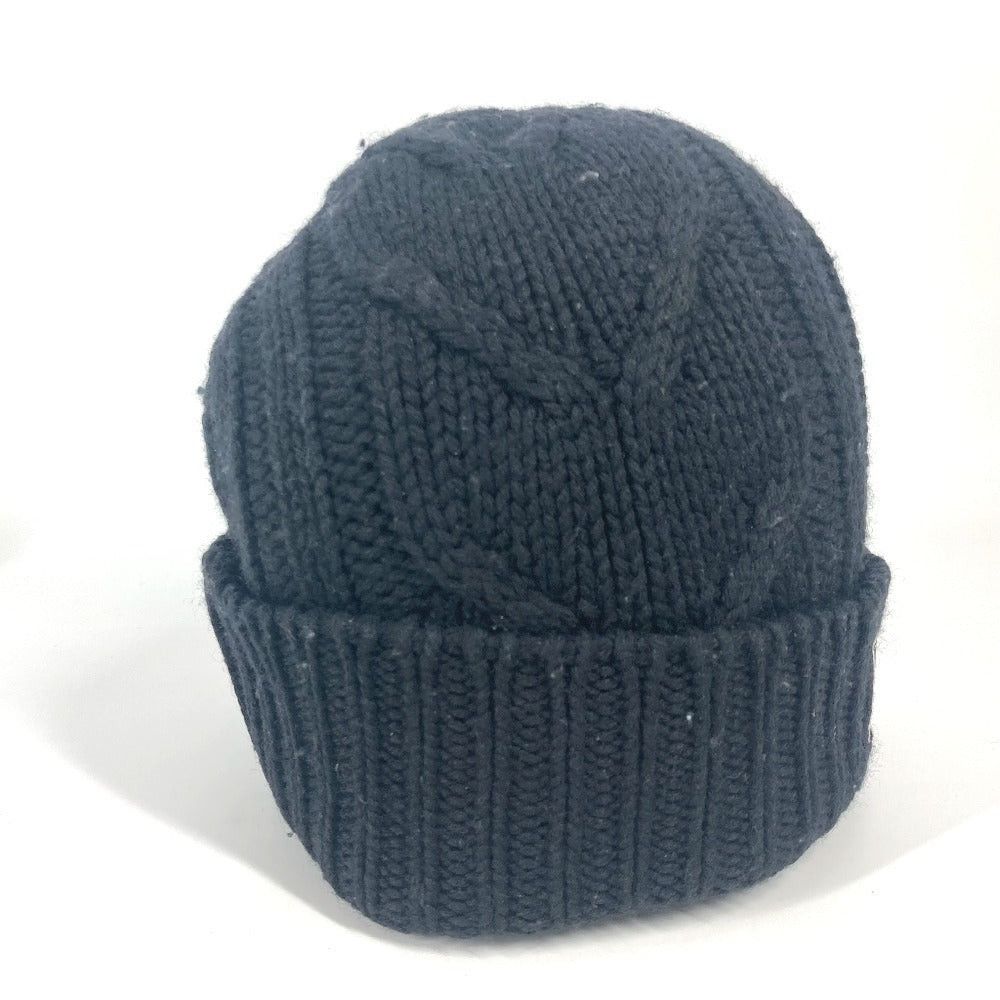 Louis Vuitton Louis Vuitton M75377 Lv Logo Beanie Chapeau Knitted Hat Knit Cap Wool Unisex Black Size ONE SIZE - 3 Thumbnail