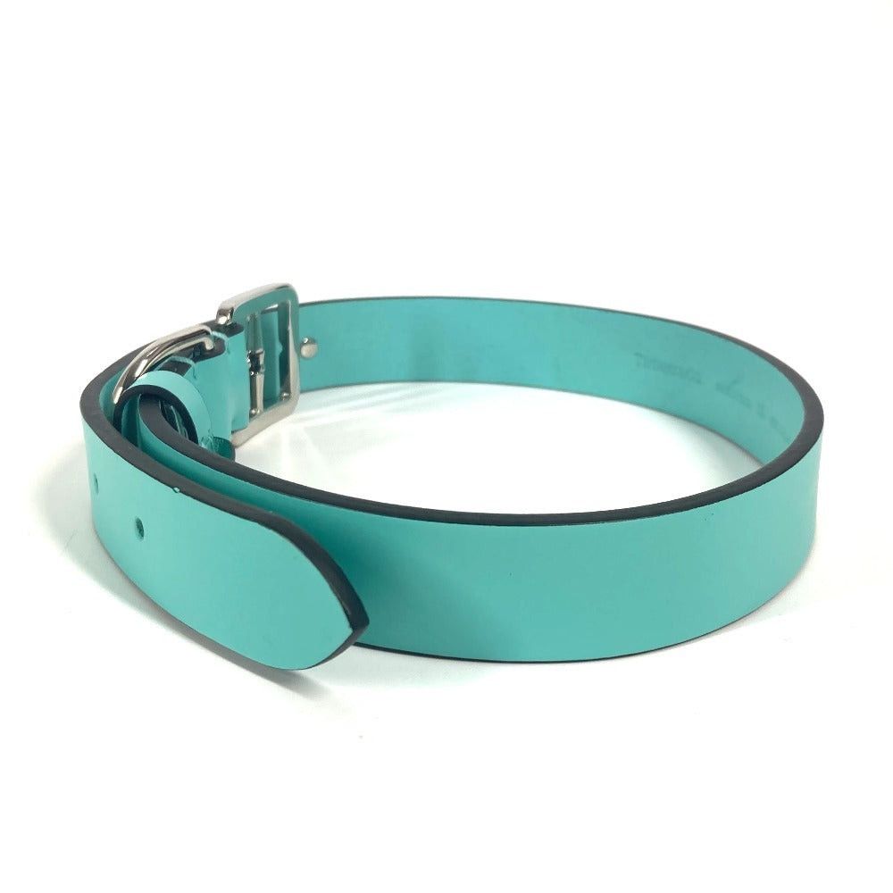 Tiffany & Co. Pet Accessories Logo Dog Chien Bow-Wow Necklace Leather Unisex Blue Size ONE SIZE - 3 Thumbnail