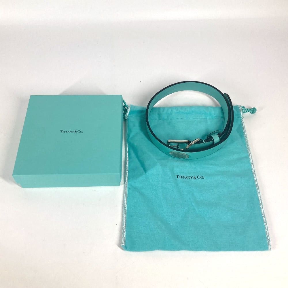 Tiffany & Co. Pet Accessories Logo Dog Chien Bow-Wow Necklace Leather Unisex Blue Size ONE SIZE - 14 Thumbnail