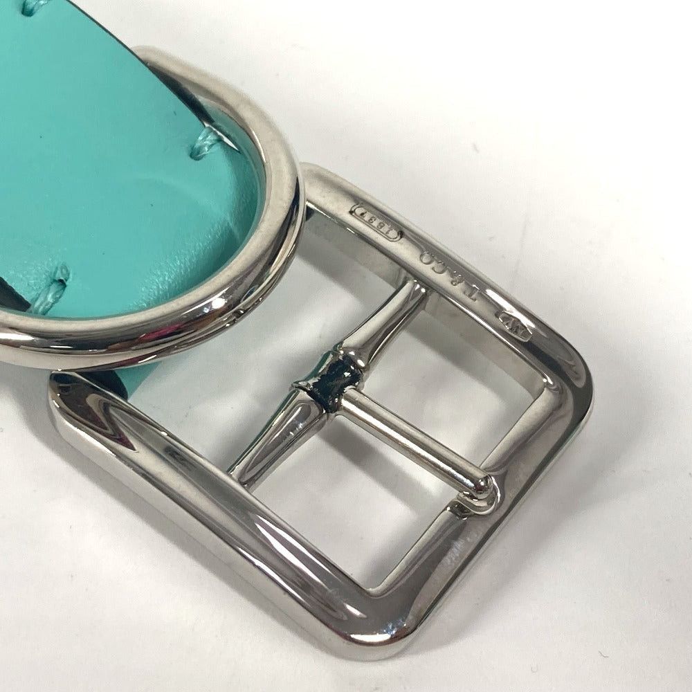 Tiffany & Co. Pet Accessories Logo Dog Chien Bow-Wow Necklace Leather Unisex Blue Size ONE SIZE - 9 Thumbnail