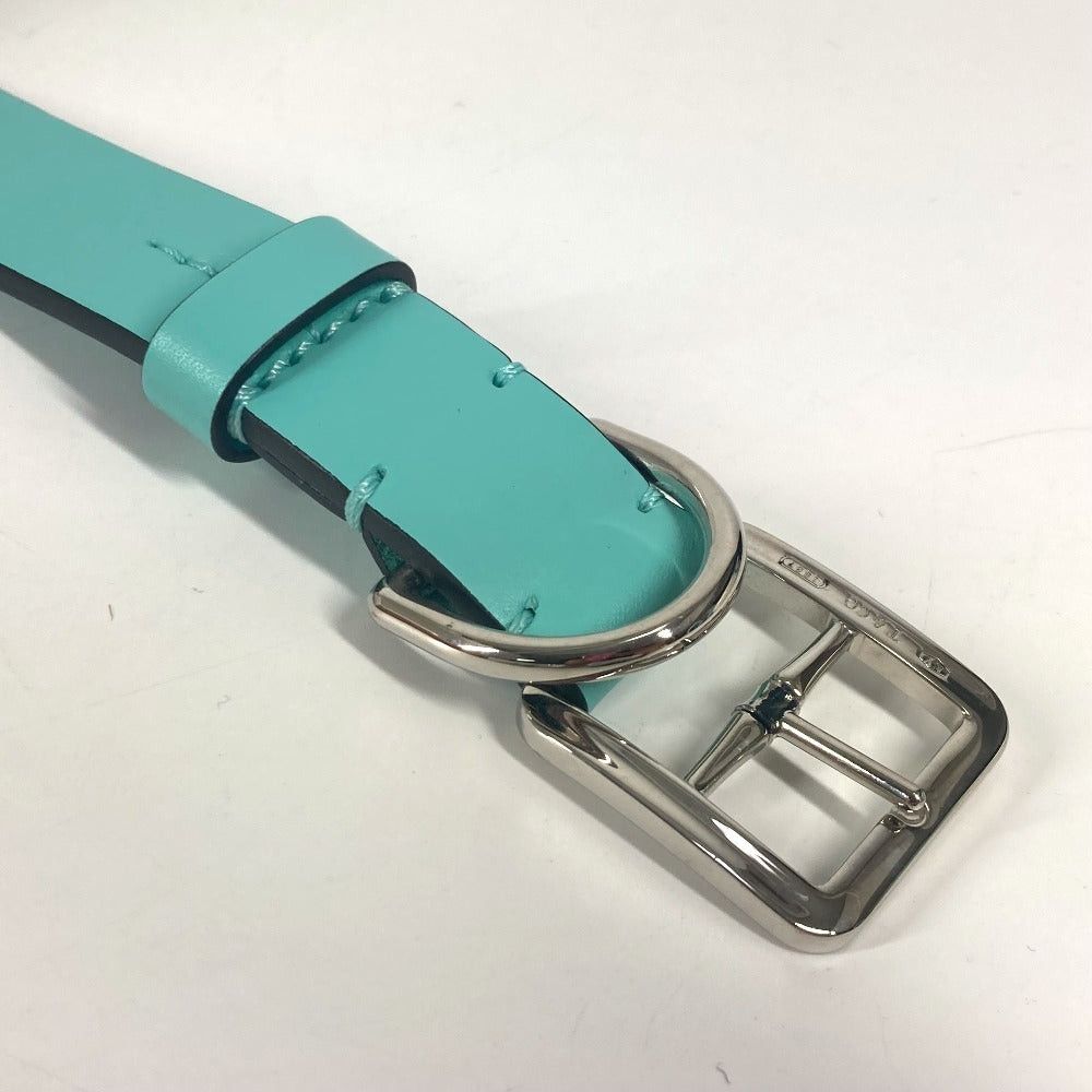 Tiffany & Co. Pet Accessories Logo Dog Chien Bow-Wow Necklace Leather Unisex Blue Size ONE SIZE - 8 Thumbnail