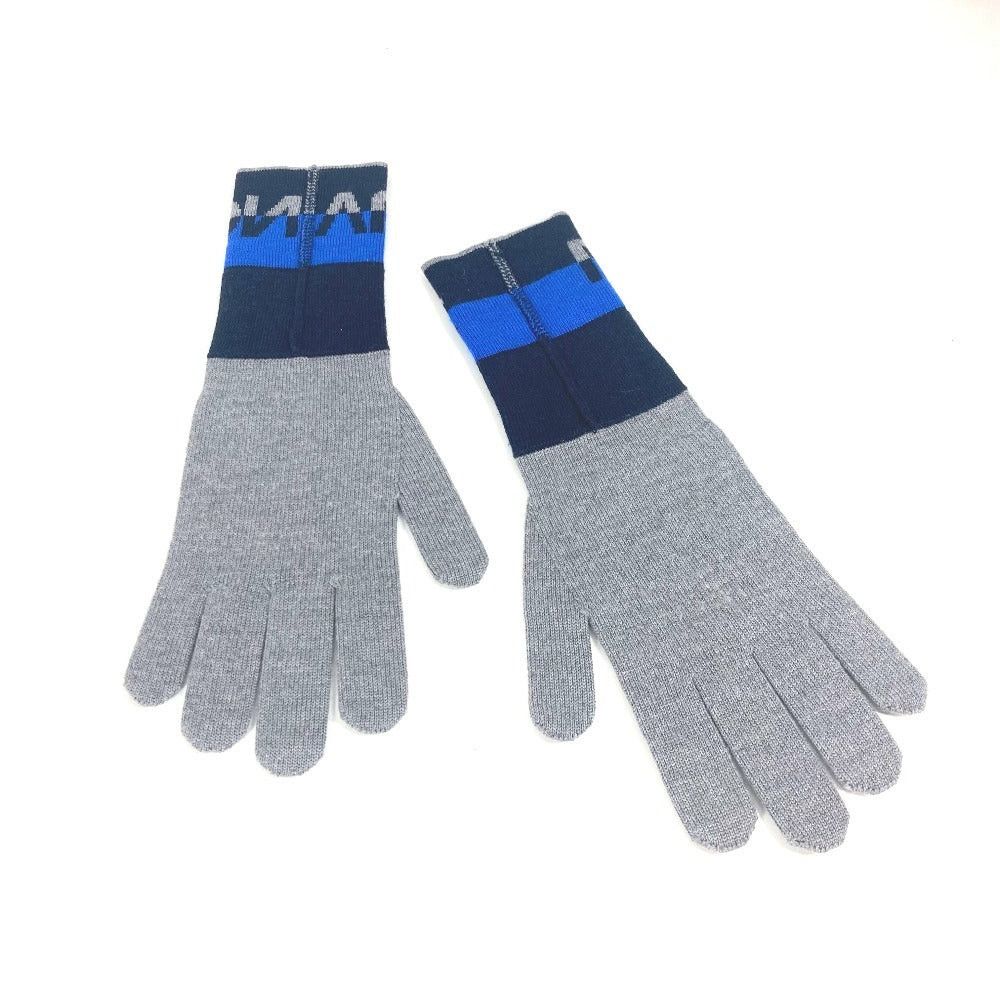 Louis Vuitton Louis Vuitton M71247 Gon Lv. Horizon Glove Accessories Wool Men Gray Size ONE SIZE - 2 Thumbnail