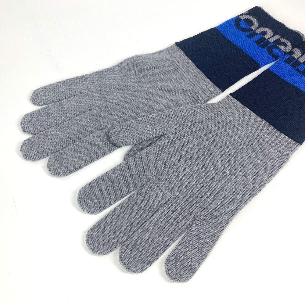 Louis Vuitton Louis Vuitton M71247 Gon Lv. Horizon Glove Accessories Wool Men Gray Size ONE SIZE - 4 Thumbnail