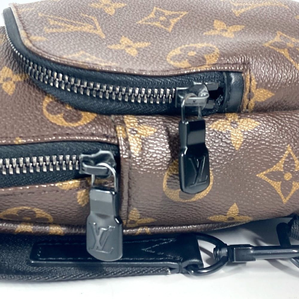 Louis Vuitton Louis Vuitton M45897 Monogram Macassar Avenews Sling Bag Belt Cross Shoulder Body Canvas Unisex Brown Size ONE SIZE - 5 Thumbnail