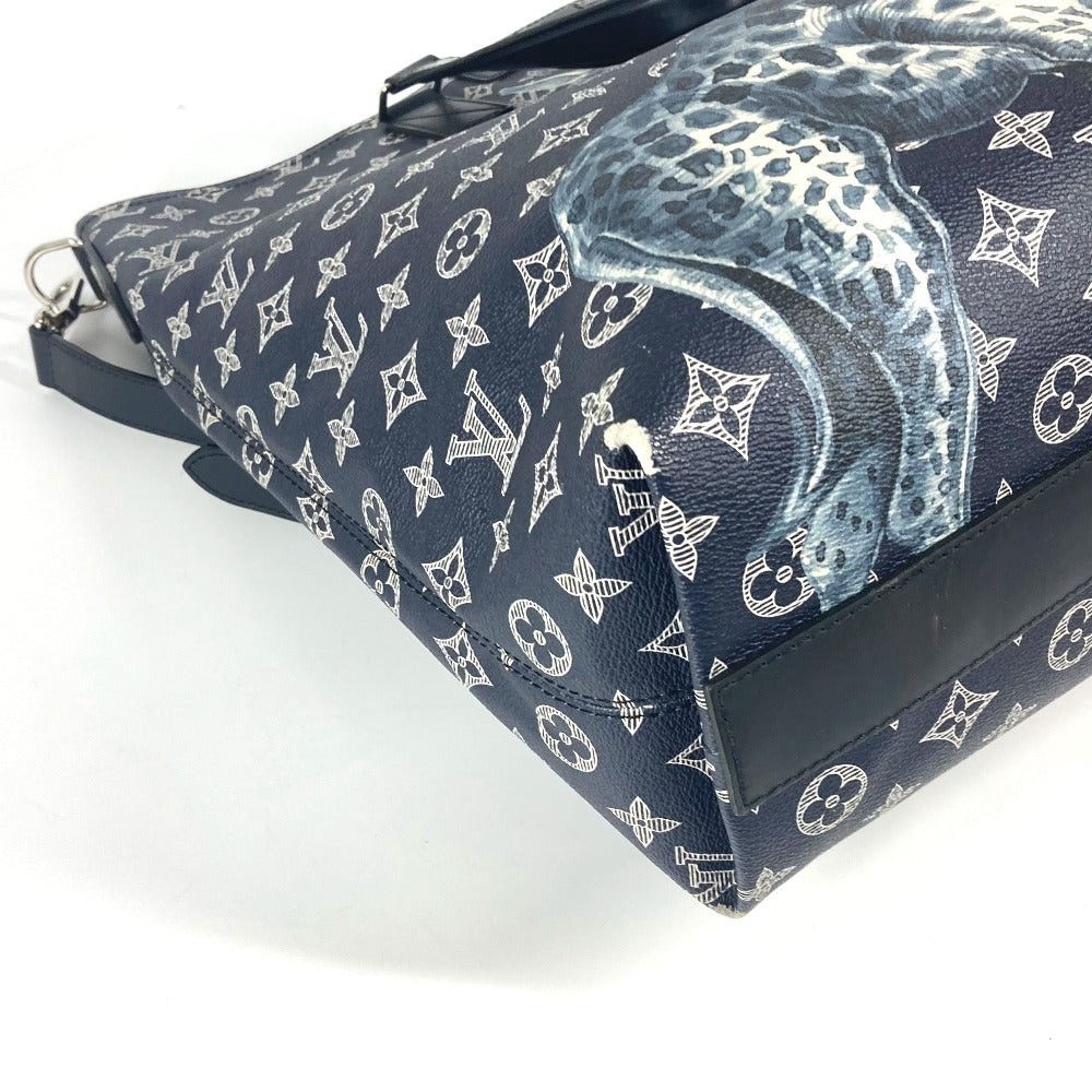 Louis Vuitton Louis Vuitton M54127 Monogram Savannah Jake. And Dinos Chapman. 2 Way Bag Shoulder Diagonal Hanging (E.G. Of A Rocket) Tote Canvas Unisex Ankle Navy Size ONE SIZE - 7 Thumbnail