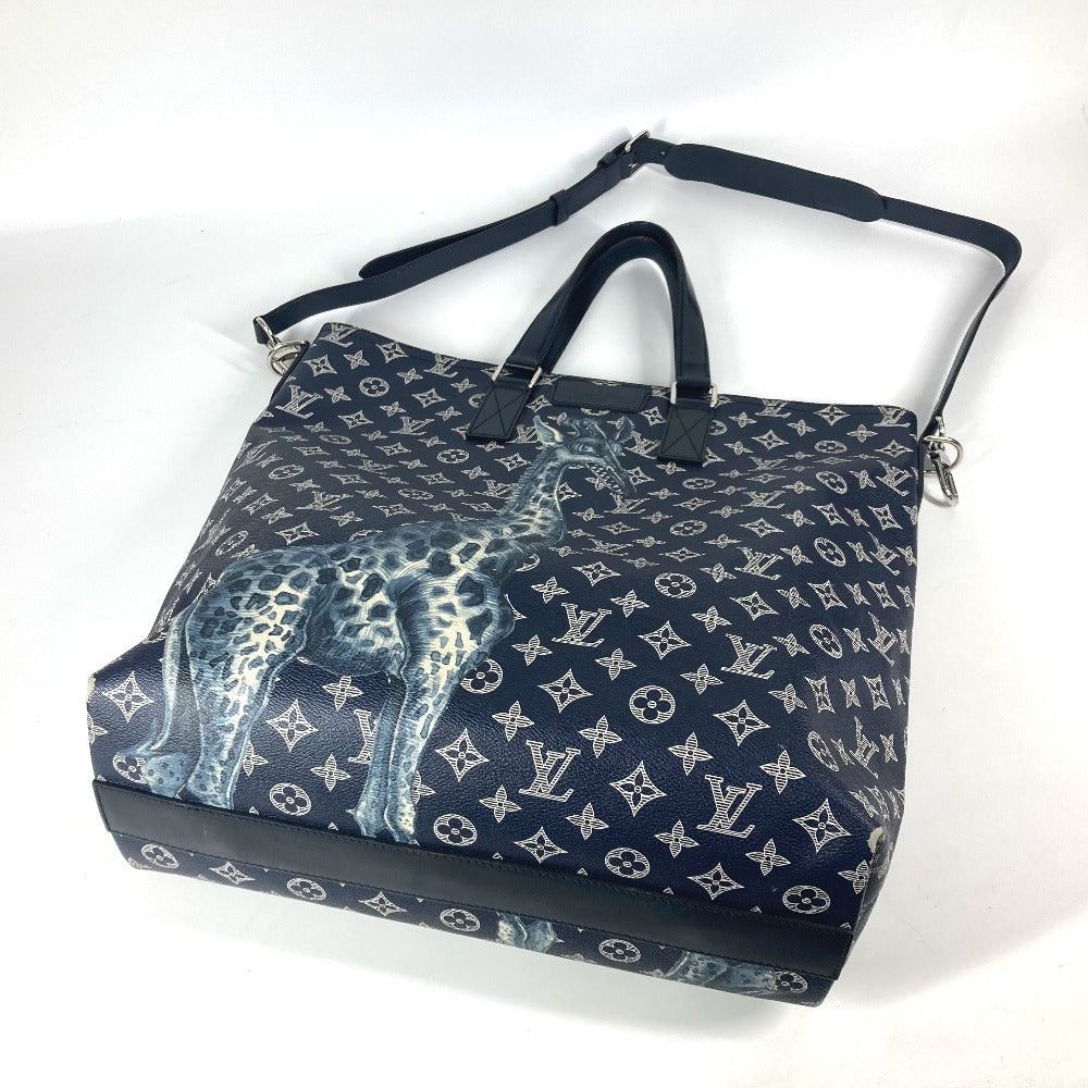 Louis Vuitton Louis Vuitton M54127 Monogram Savannah Jake. And Dinos Chapman. 2 Way Bag Shoulder Diagonal Hanging (E.G. Of A Rocket) Tote Canvas Unisex Ankle Navy Size ONE SIZE - 12 Thumbnail