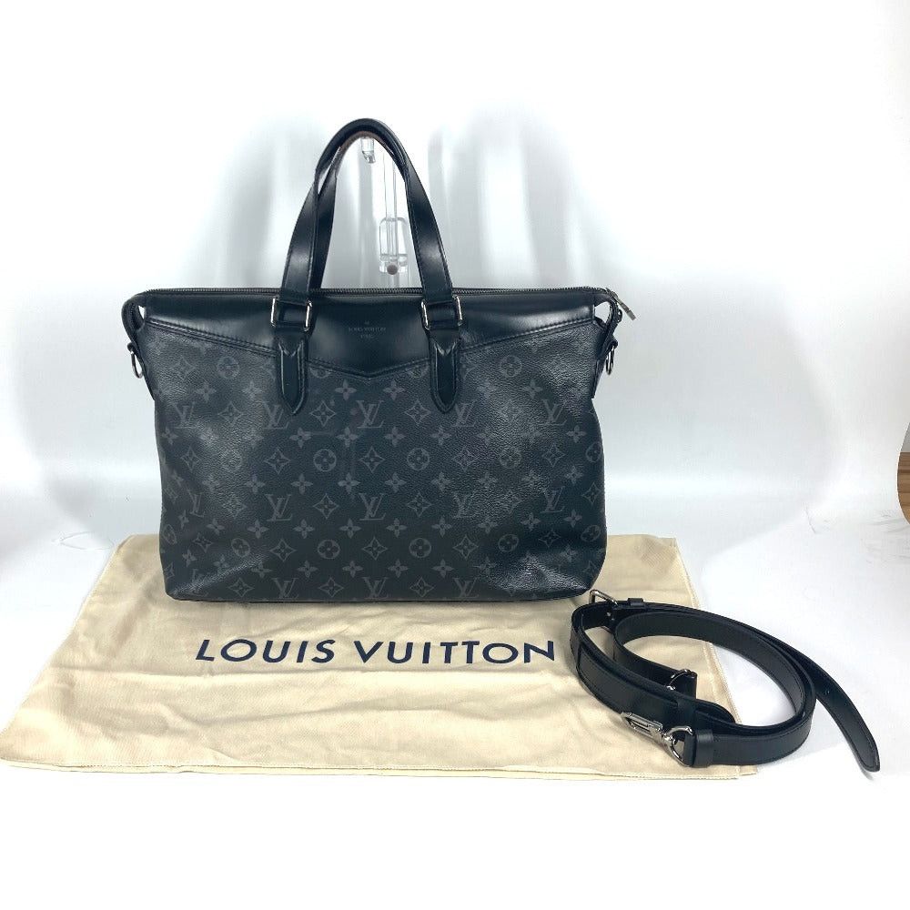 Louis Vuitton Louis Vuitton M40566 Monogram Eclipse Briefcase Explorer Handbag Tote Bag 2 Way Shoulder Business Canvas Unisex Black Size ONE SIZE - 18 Thumbnail