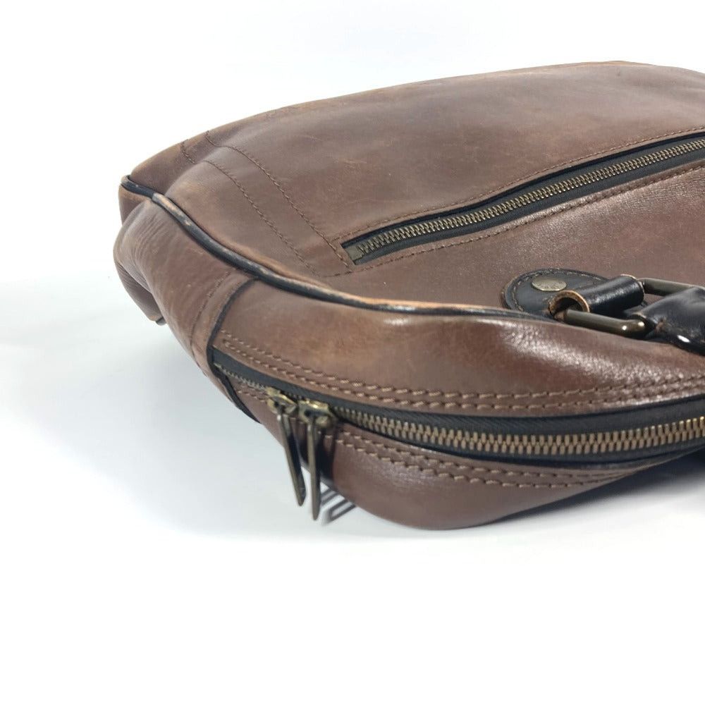Louis Vuitton Louis Vuitton M92532 Utah Yulon Handbag Tote Bag Briefcase Porte-Documents Business Leather Men Brown Size ONE SIZE - 10 Thumbnail