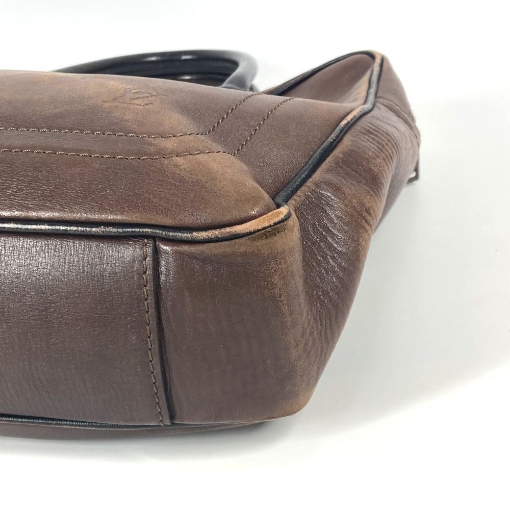 Louis Vuitton Louis Vuitton M92532 Utah Yulon Handbag Tote Bag Briefcase Porte-Documents Business Leather Men Brown Size ONE SIZE - 6 Thumbnail