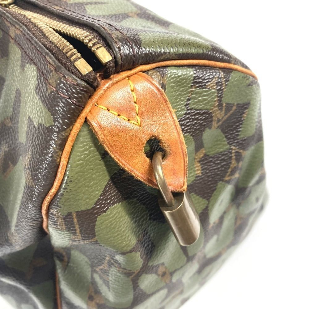 Louis Vuitton Louis Vuitton M92194 Monogram Graffiti Speedy Briefcase Tote Bag Mini Boston Handbag Canvas Women Khaki Size ONE SIZE - 8 Thumbnail