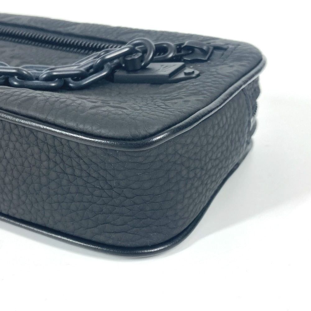 Louis Vuitton Louis Vuitton M55703 Monogram Trillon Chain Pochette Metis Verga With Strap Pouch Zippered Carrying Case Briefcase Clutch Bag Tryon Leather Unisex Noir Black Size ONE SIZE - 6 Thumbnail