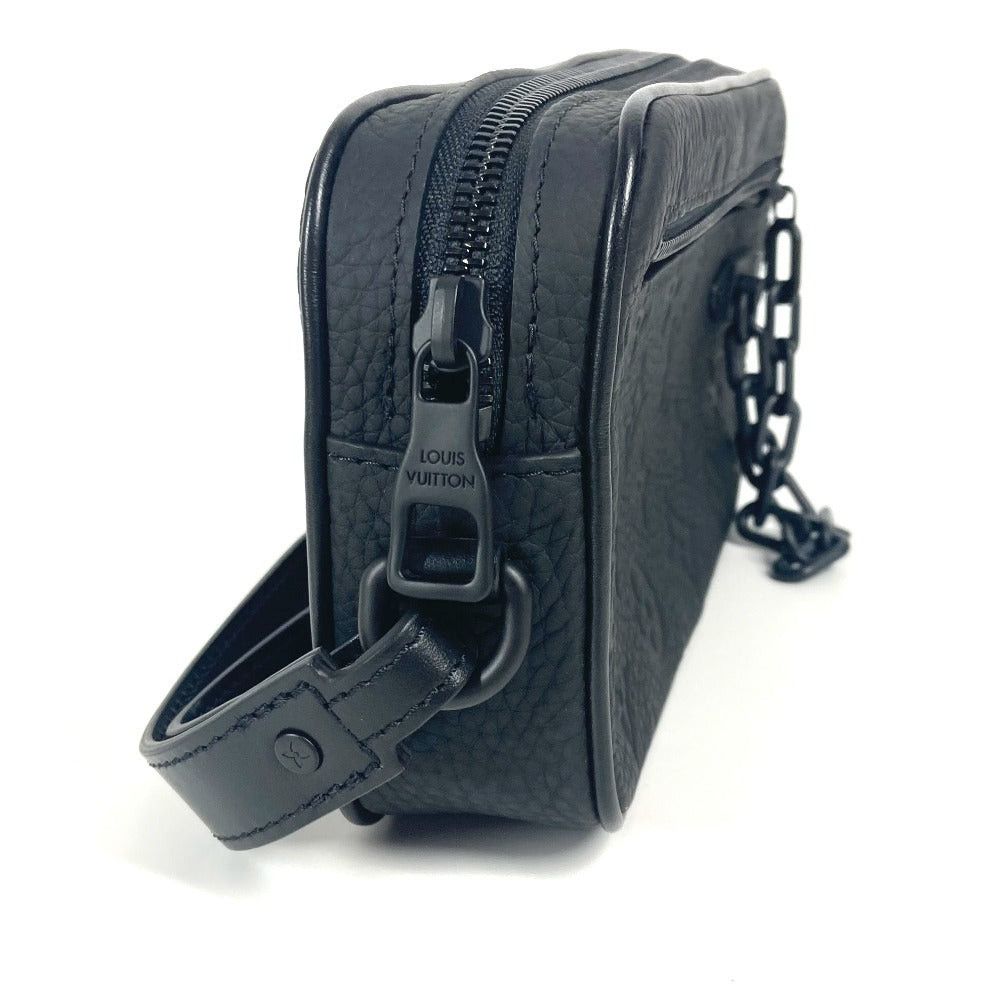 Louis Vuitton Louis Vuitton M55703 Monogram Trillon Chain Pochette Metis Verga With Strap Pouch Zippered Carrying Case Briefcase Clutch Bag Tryon Leather Unisex Noir Black Size ONE SIZE - 4 Thumbnail