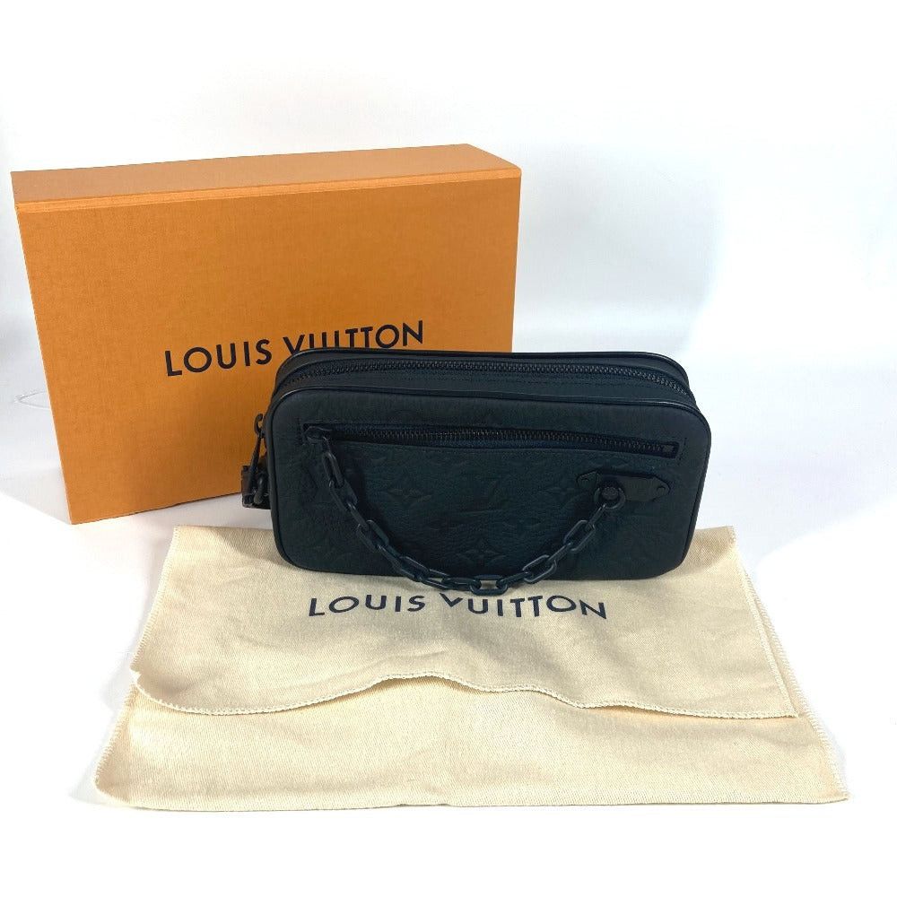 Louis Vuitton Louis Vuitton M55703 Monogram Trillon Chain Pochette Metis Verga With Strap Pouch Zippered Carrying Case Briefcase Clutch Bag Tryon Leather Unisex Noir Black Size ONE SIZE - 12 Thumbnail