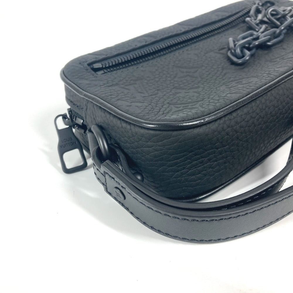 Louis Vuitton Louis Vuitton M55703 Monogram Trillon Chain Pochette Metis Verga With Strap Pouch Zippered Carrying Case Briefcase Clutch Bag Tryon Leather Unisex Noir Black Size ONE SIZE - 7 Thumbnail
