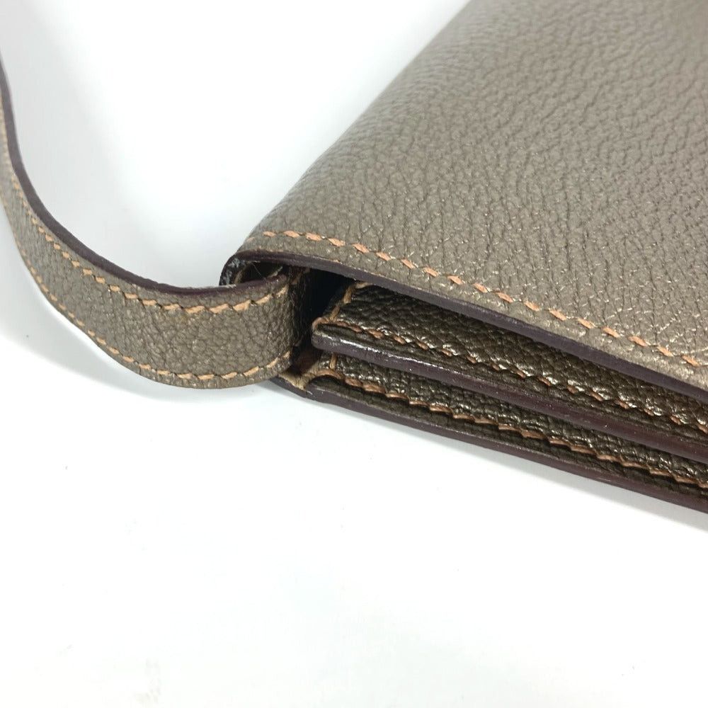 Hermes Hermes 2005 Envelope Shawl Handbag Briefcase Accessory Pouch Shoulder Bag Chevre Women Gold Size ONE SIZE - 8 Thumbnail