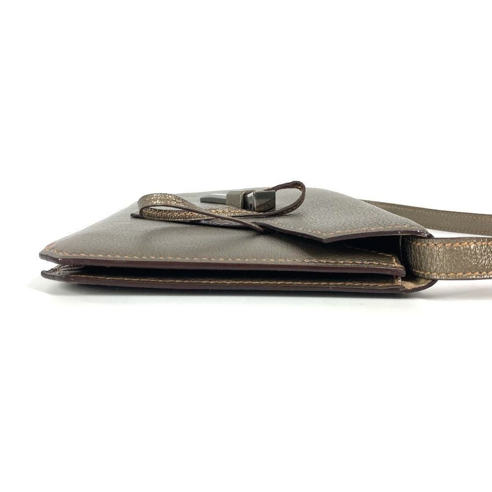Hermes Hermes 2005 Envelope Shawl Handbag Briefcase Accessory Pouch Shoulder Bag Chevre Women Gold Size ONE SIZE - 3 Thumbnail