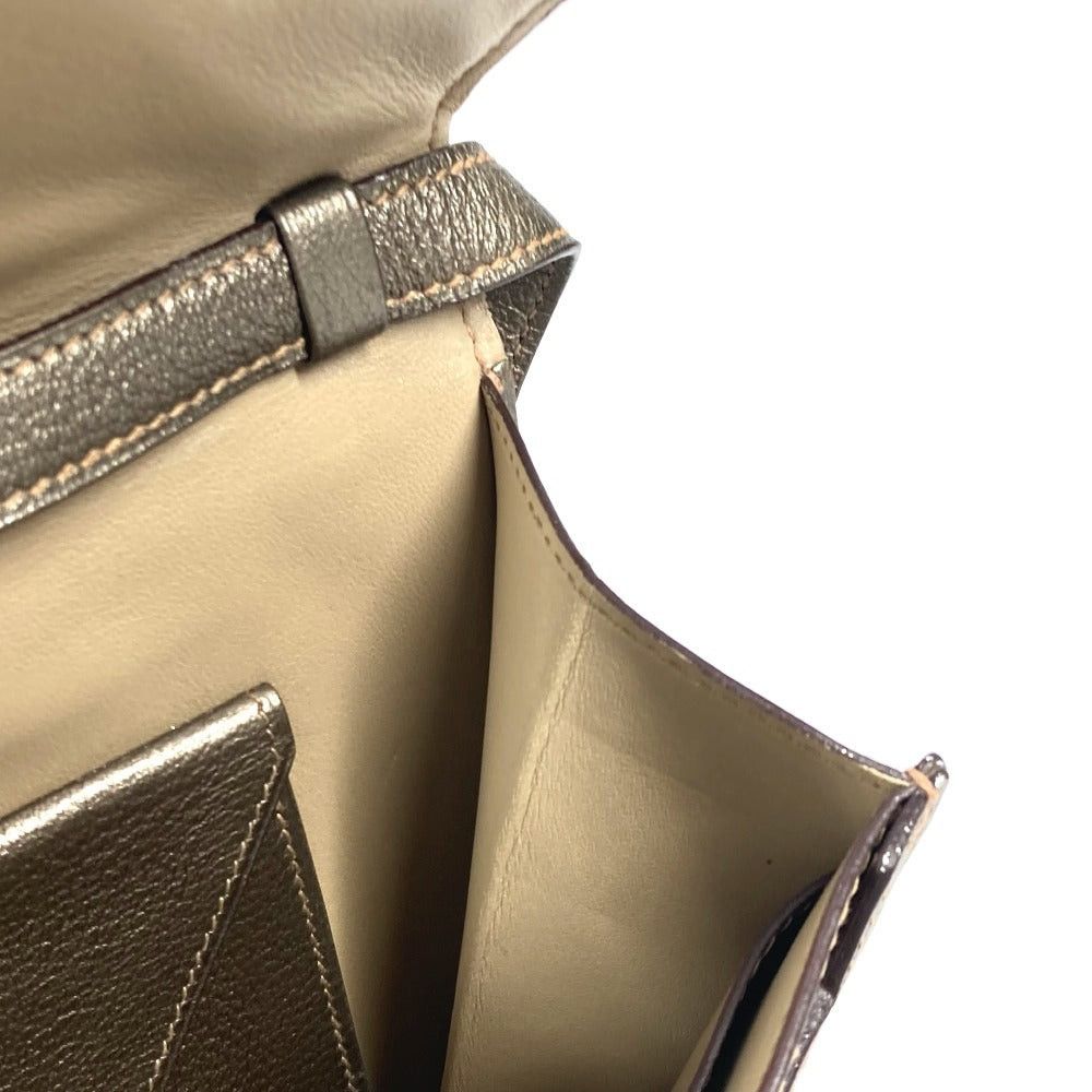 Hermes Hermes 2005 Envelope Shawl Handbag Briefcase Accessory Pouch Shoulder Bag Chevre Women Gold Size ONE SIZE - 13 Thumbnail