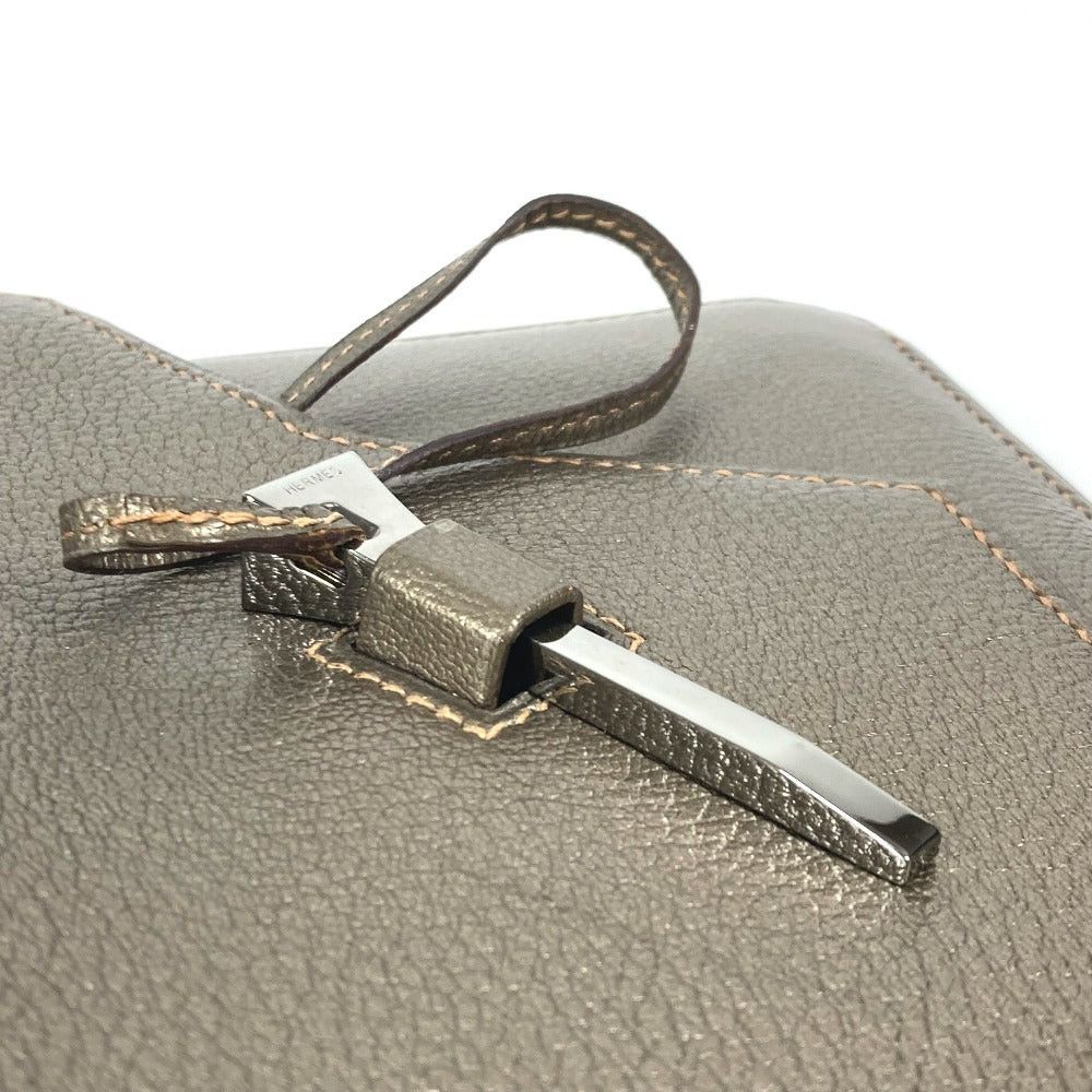 Hermes Hermes 2005 Envelope Shawl Handbag Briefcase Accessory Pouch Shoulder Bag Chevre Women Gold Size ONE SIZE - 10 Thumbnail
