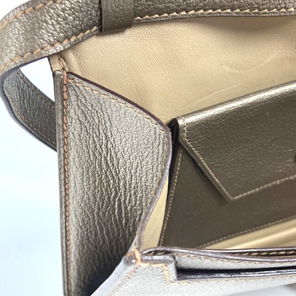 Hermes Hermes 2005 Envelope Shawl Handbag Briefcase Accessory Pouch Shoulder Bag Chevre Women Gold Size ONE SIZE - 14 Thumbnail