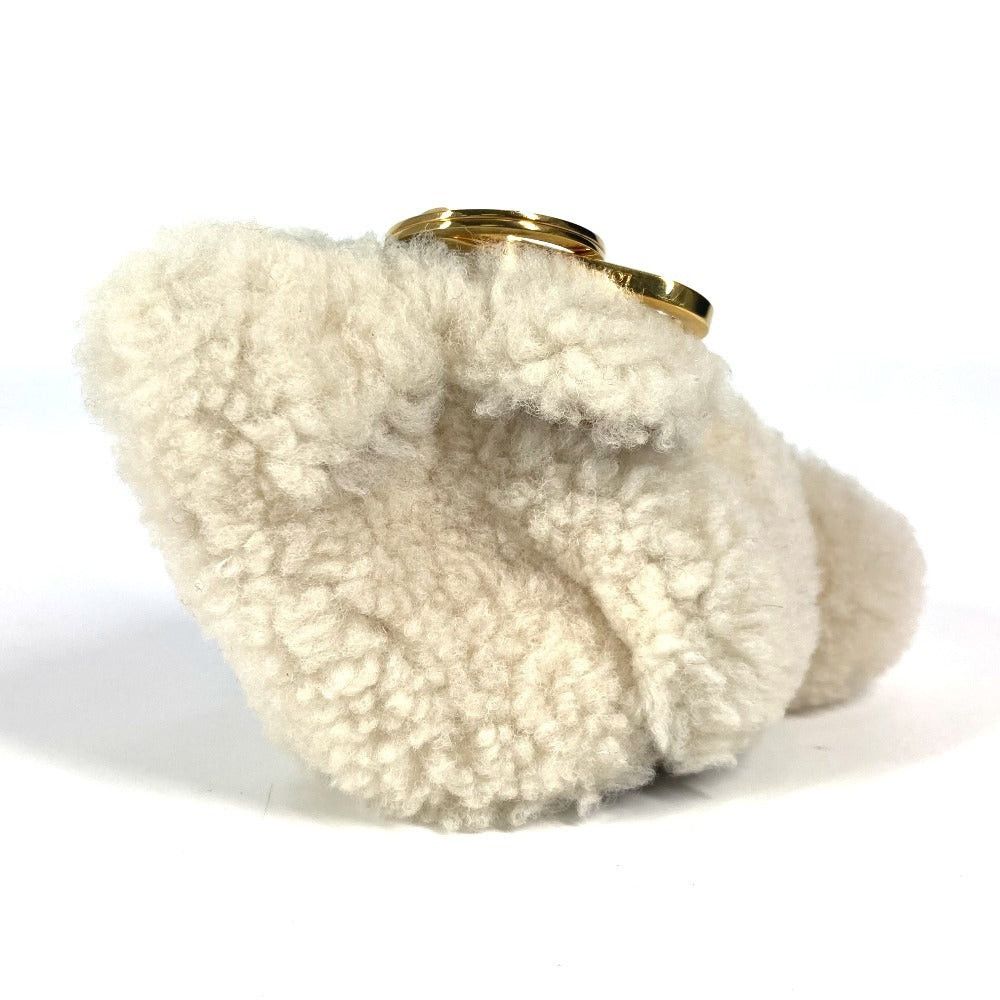Loewe Loewe Wallet Change Purse Fur Bag Charm Keychain Coin Leather Unisex Ivory-White Size ONE SIZE - 2 Thumbnail