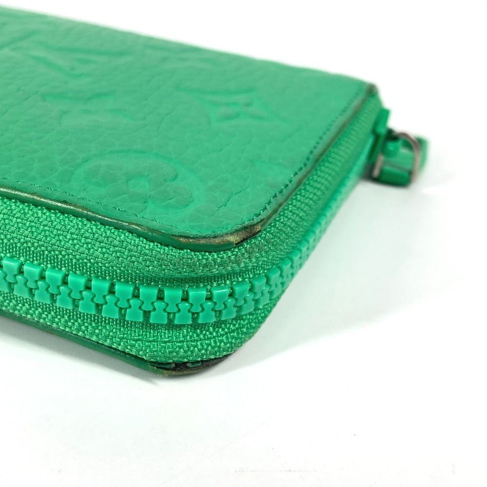 Louis Vuitton Louis Vuitton M81549 Monogram Trillon Zippy Wallet Vertical Long Round Fastener Tryon Leather Unisex Veil Cloak Green Size ONE SIZE - 6 Thumbnail