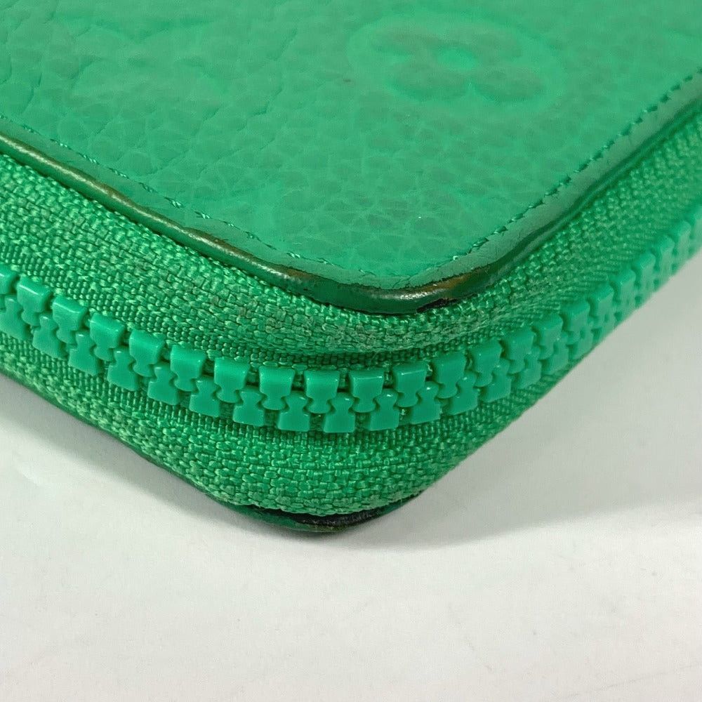 Louis Vuitton Louis Vuitton M81549 Monogram Trillon Zippy Wallet Vertical Long Round Fastener Tryon Leather Unisex Veil Cloak Green Size ONE SIZE - 9 Thumbnail