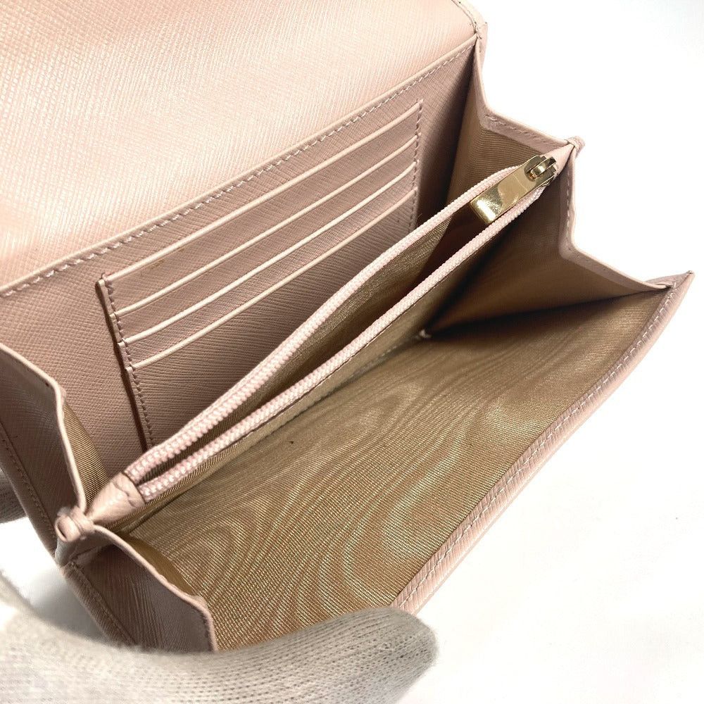 Salvatore Ferragamo Salvatore Ferragamo With Straps Vara (Each Of The Four Hindu Castes) Ribbon Li-Bon Pouch Flap Clutch Bag Leather Women Pink Size ONE SIZE - 16 Thumbnail