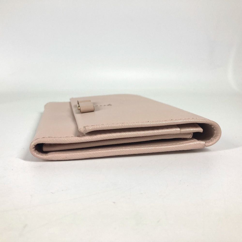 Salvatore Ferragamo Salvatore Ferragamo With Straps Vara (Each Of The Four Hindu Castes) Ribbon Li-Bon Pouch Flap Clutch Bag Leather Women Pink Size ONE SIZE - 4 Thumbnail